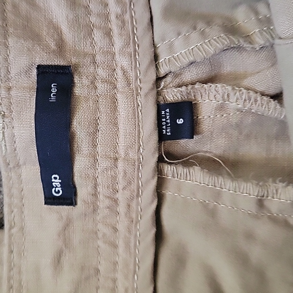 GAP 100% LINEN PANTS - Picture 4 of 16